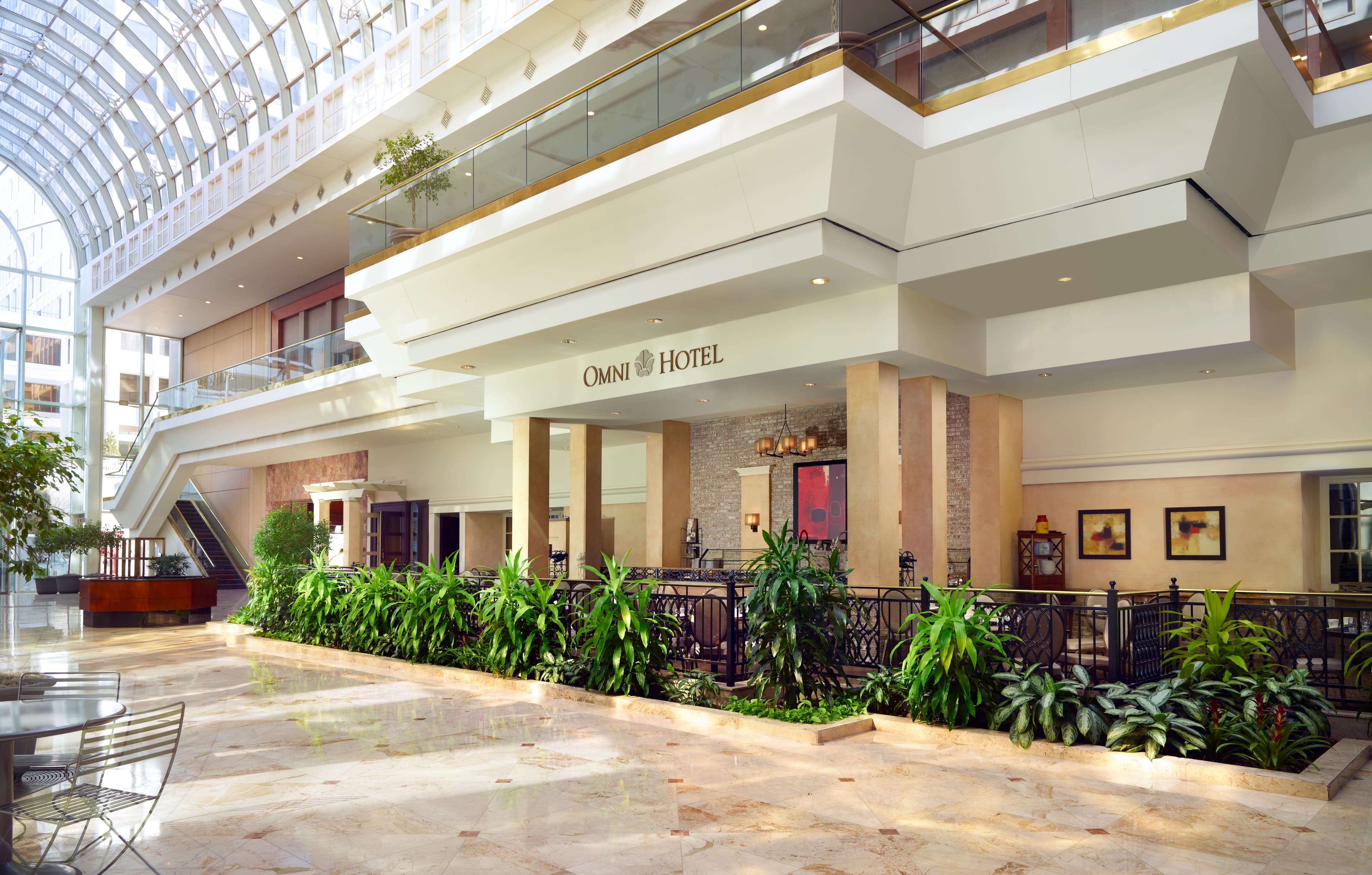 Atrium Entry · Photo courtesy of Omni Hotels & Resorts