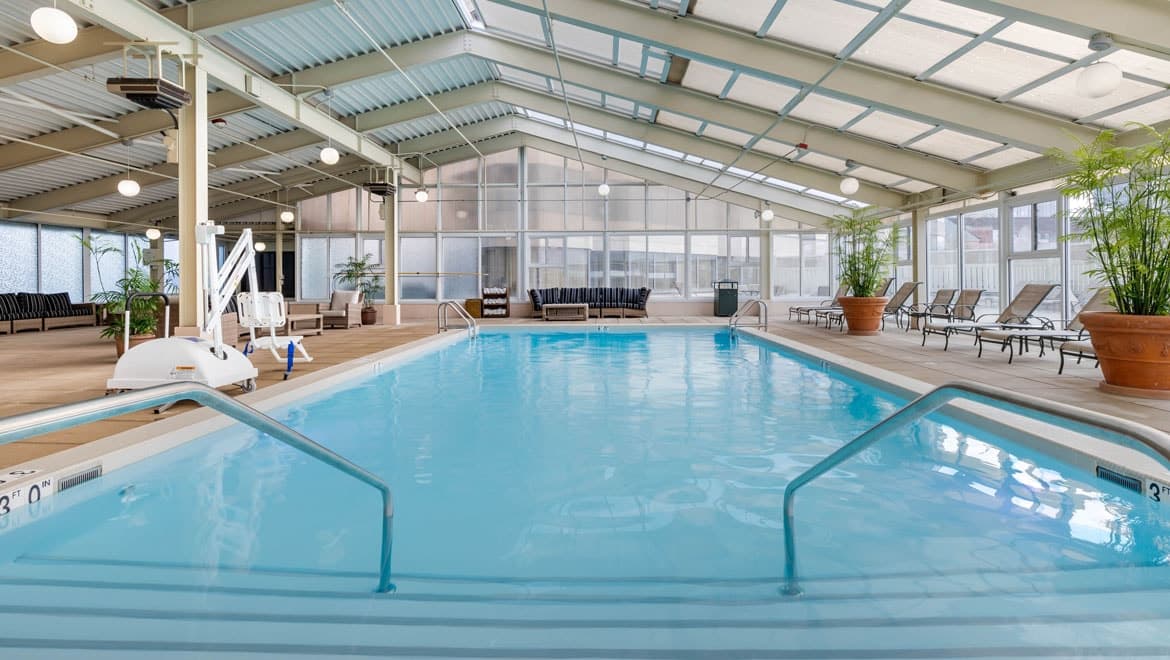 Indoor pool at Omni Richmond Hotel
