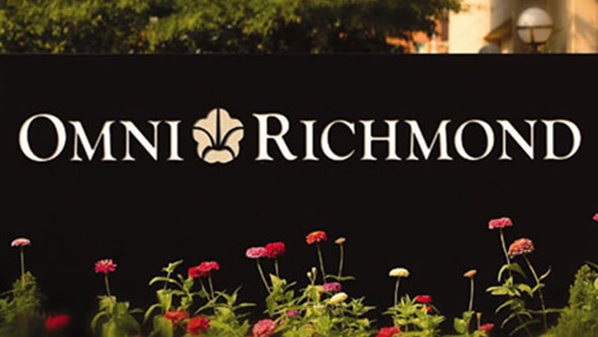 Entrance to Omni Richmond Hotel