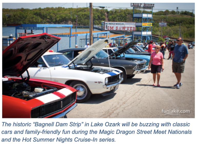 2023 MAGIC DRAGON STREET MEET NATIONALS CAR SHOW CRUISES INTO THE LAKE